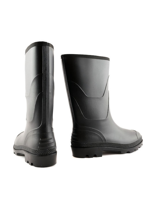 Love4shoes Love4shoes 0005 Non-Slip Work Wellies Tibia Black