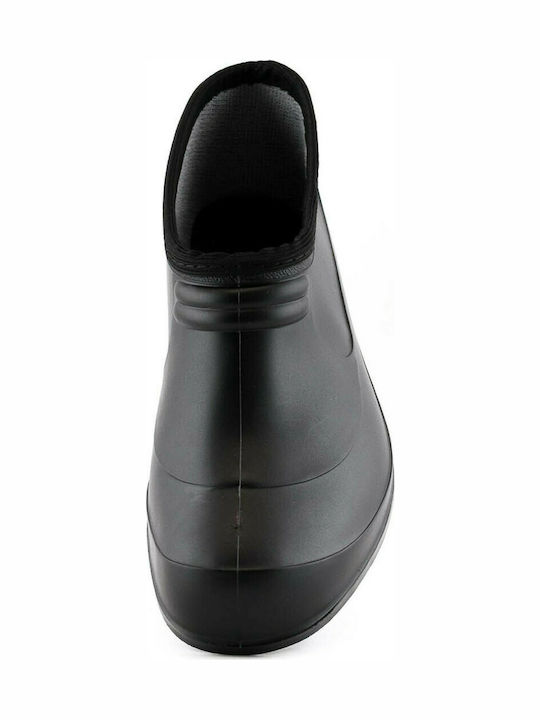 Love4shoes Galo Ankle Non-Slip Work Wellies Ankle Black
