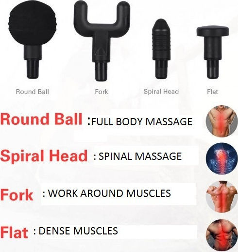 Kemei Waffe Massage für die Beine, den Körper & die Hände mit Vibration