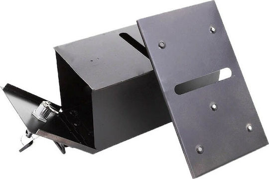Drop Box Deck Box Metallisch Schwarz 22.5x20.4cm 1Stück