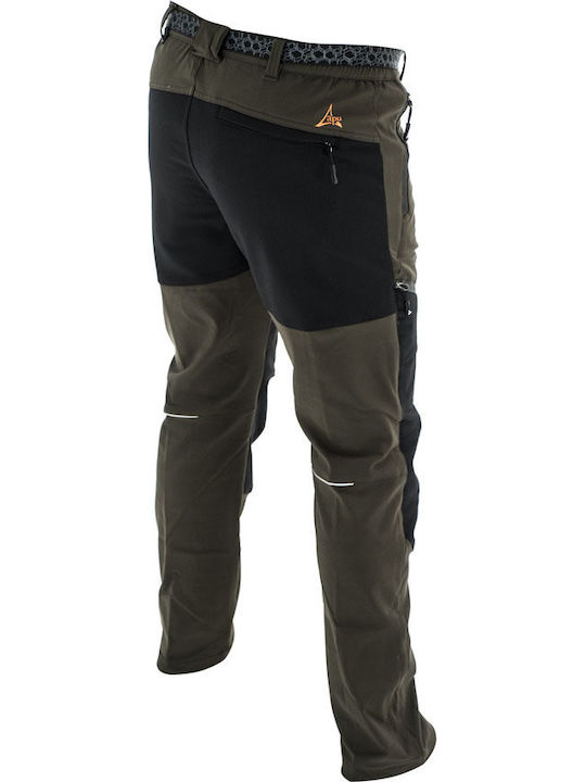 Apu Softshell Makalu Ανδρικό Μακρύ Παντελόνι Πεζοπορίας Πράσινο