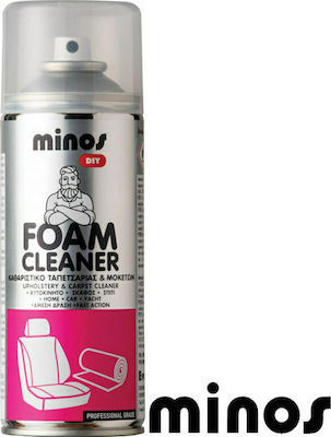 Foam Cleaning for Upholstery Minos Σπρέι Αφρός Καθαρισμού Ταπετσαρίας 400ml