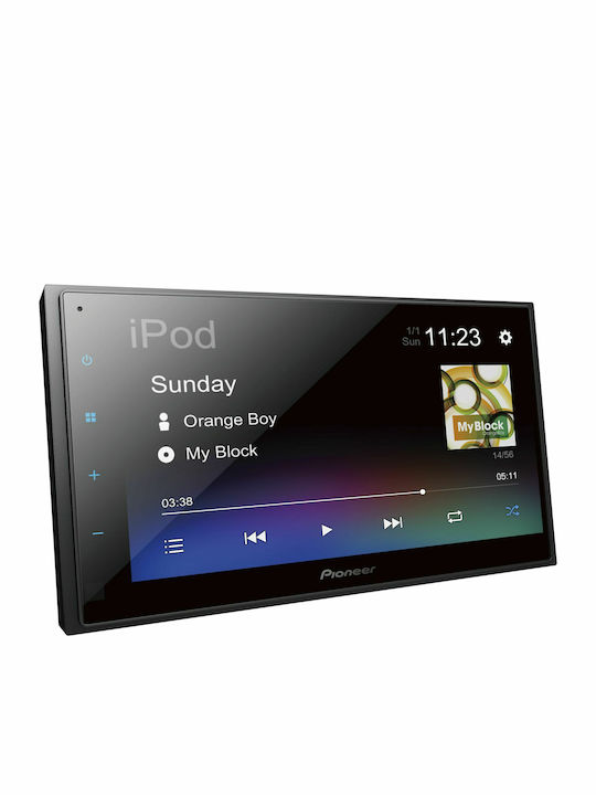 Pioneer Ηχοσύστημα Αυτοκινήτου 2DIN (Bluetooth/USB/AUX/WiFi/GPS/Apple-Carplay/Android-Auto) με Οθόνη Αφής 6.8"