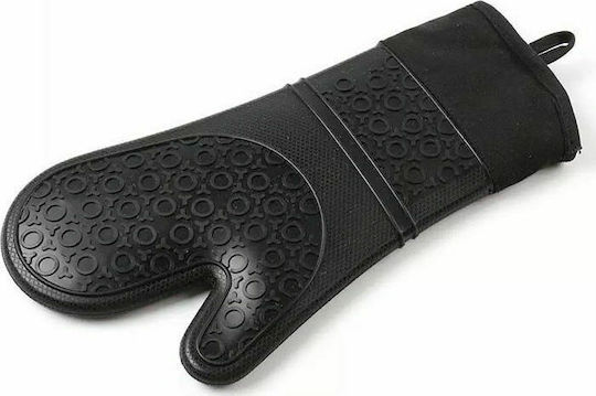 Silicone Oven Mitt Black