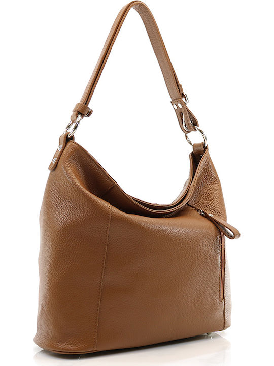 Leather Women's Bag Shoulder Tabac Brown