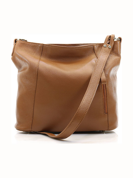 Leather Women's Bag Shoulder Tabac Brown