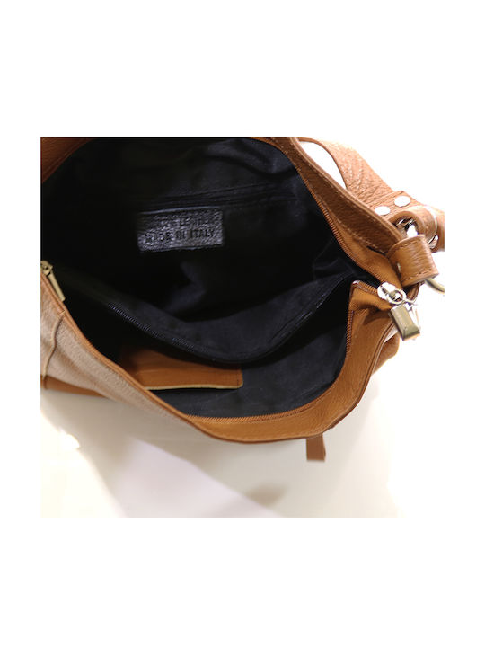 Leather Women's Bag Shoulder Tabac Brown