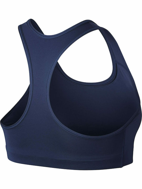 Dri-Fit Swoosh Women's Athletic Sports Bra Navy Blue with Lining and Light Padding