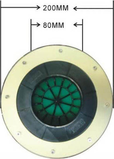 HKS Airfilter Funnel Closed Type JBR 8008 80mm Universal Green