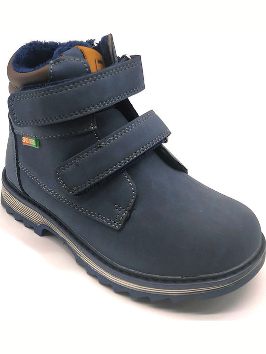 SmartKids Kids Boots with Zipper Navy Blue