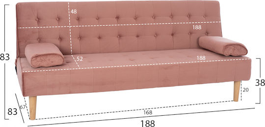 Wanda Doppelsitzer Sofa Bett Sauermal 188x83x83cm
