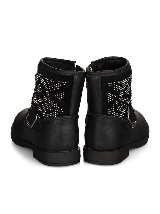 TT Kids Boots with Zipper Black