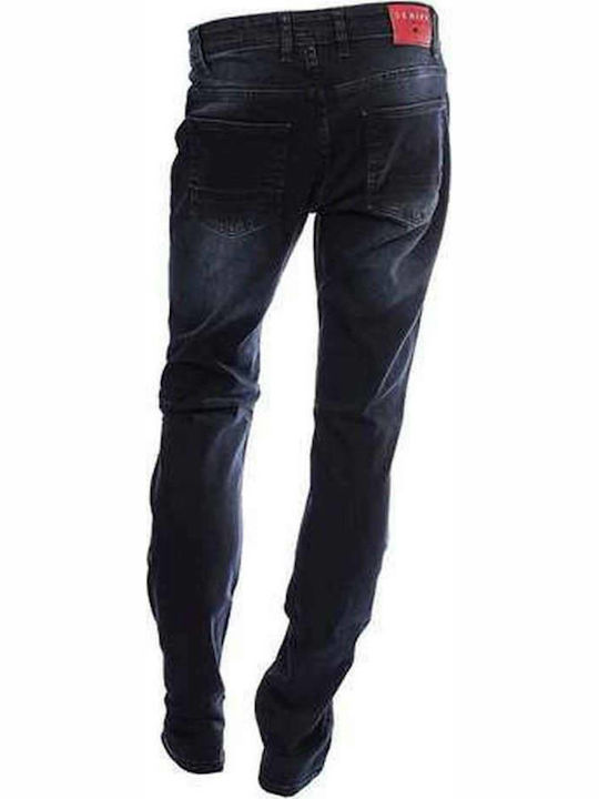 SEN-172 Men's Jeans Pants with Regular Straight Fit Blue