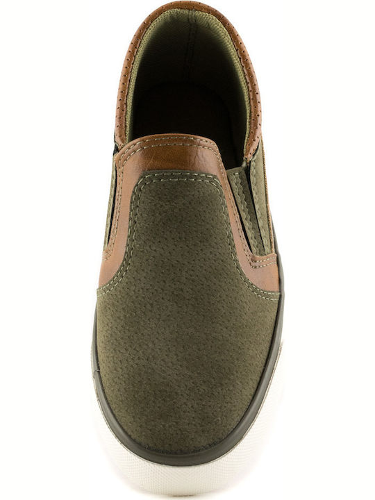 Παιδικές Εσπαντρίγιες Slip-On Χακί 8197C