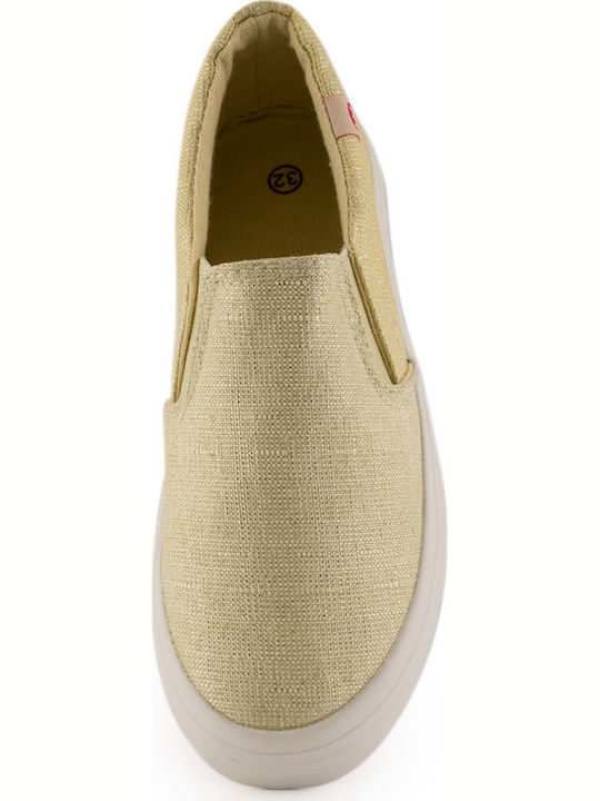 Kids Espradrilles Slip-On Gold 957