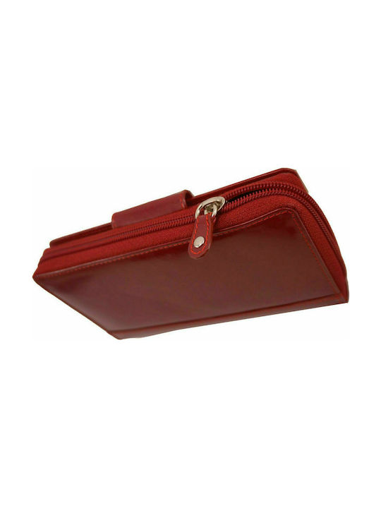 Mybag 8345 Large Leather Women's Wallet Red