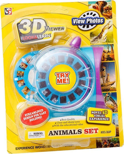 Интерактивна Игра View Master 2 Диска С Животни За 3+ Години (Различни Видове) 1 Бр