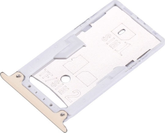 Υποδοχή Κάρτας SIM και SD Χρυσό για Redmi Note 4x