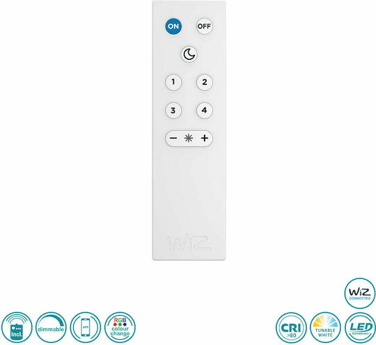 Wofi 540 Kiana Plafonieră de Tavan 80buc Albă cu LED Integrat