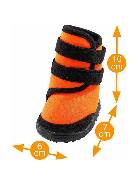 Ferplast Trekking Shoes Small Shoes Dog Orange 7x6x10cm in Orange Color Ferplast Trekking Shoes Small Shoes Dog Orange 7x6x10cm in Orange Color