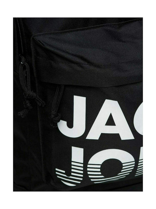 Jack & Jones Men's Fabric Backpack Black