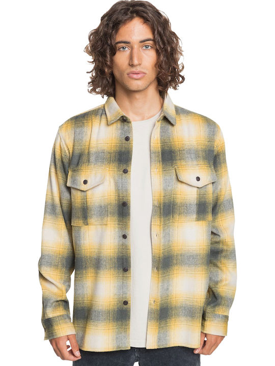 Fierce Volcano Long-sleeved Shirt Checked Honey Young