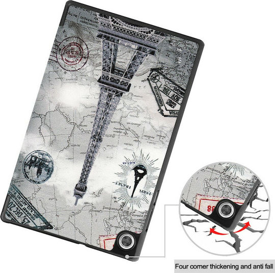 Tri-Fold Flip Cover Πολύχρωμη (Lenovo Tab M10 HD (2nd Gen) 10.1")