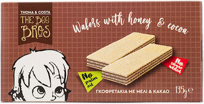 Stayia Farm Waffeln The Bee Bros Γκοφρετάκια mit Geschmack Honig-Kakao Zuckerfrei 135gr für 12+ Monate 1Stück