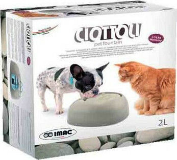 Imac Ciottoli Pet Αυτόματη Ποτίστρα / Συντριβάνι για Σκύλο & Γάτα 2lt σε Πράσινο Χρώμα