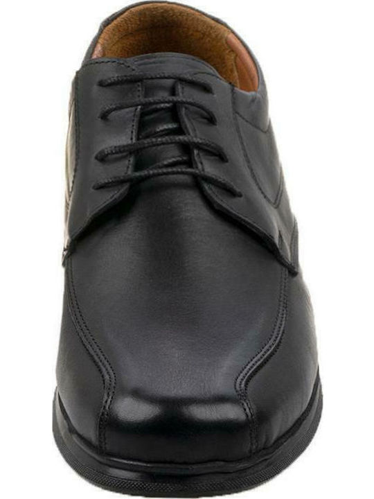 Leder Herren Freizeitschuhe Anatomisch Schwarz