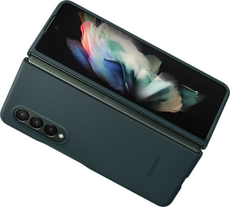 Samsung Back Cover Silicon Verde (Galaxy Z Fold 3)