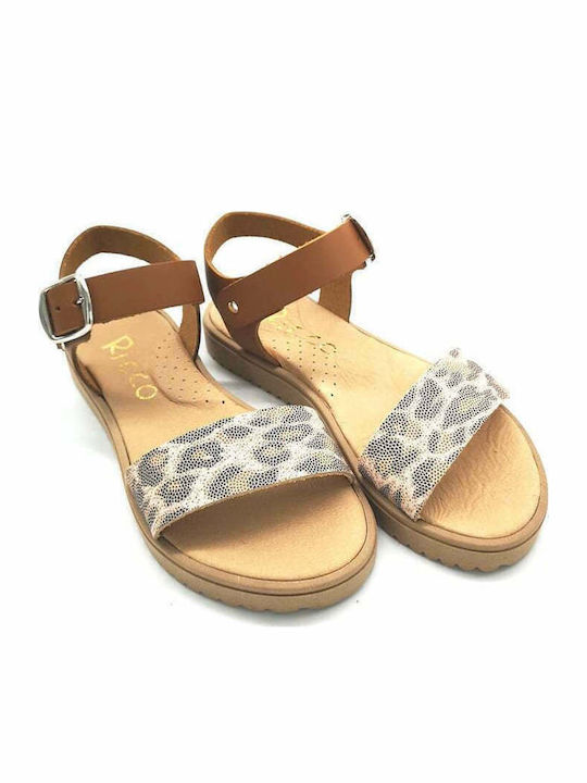 Ricco Mondo Kids' Sandals Tabac Brown