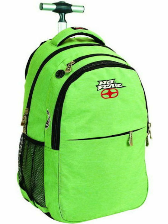 No Fear School Bag Trolley Elementary, Elementary in Green color 30lt