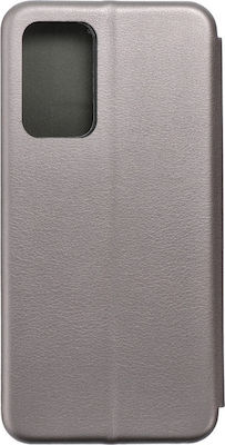 Forcell Elegance Buchen Sie Synthetisches Leder Gray (Galaxy A52 / A52s)