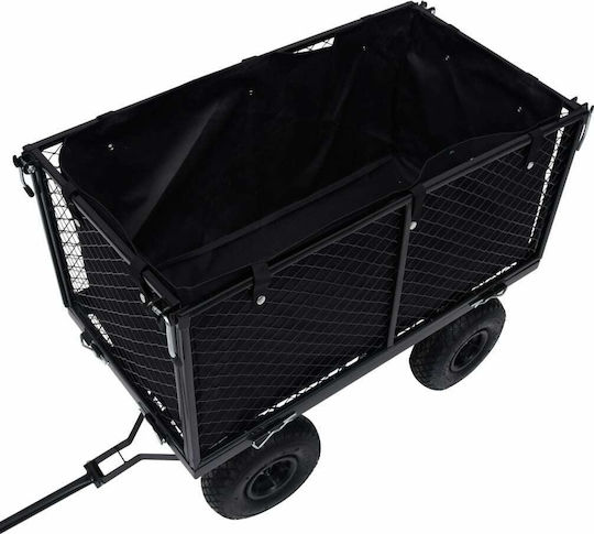 Garden Cart Cover Black 81 x 41 x 40 cm Fabric