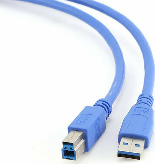 Cablexpert 3m USB 3.0 Cable A-Male to B-Male Blue (CCP-USB3-AMBM-10)