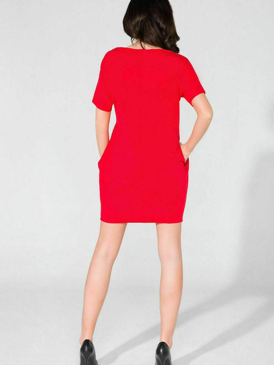 Tessita Summer Mini Dress Red