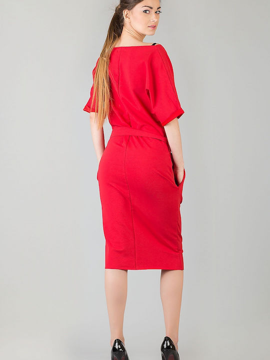 Tessita Mini Kleid Rot