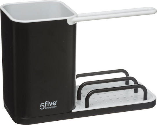 5Five 5Five Kunststoff Schwarz Küchenspülen-Organizer 21x9x14.6cm 5Five 5Five Kunststoff Schwarz Küchenspülen-Organizer 21x9x14.6cm