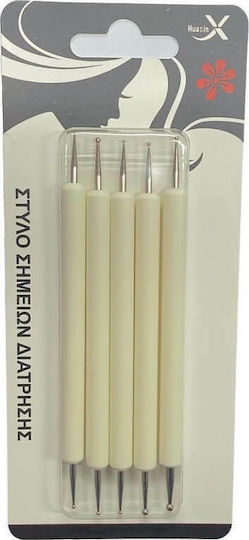 Huaxin Σετ Dotting Tool 5τμχ