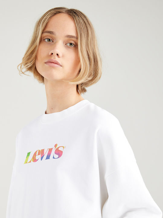 Graphic Pai Damen Sweatshirt Weiß