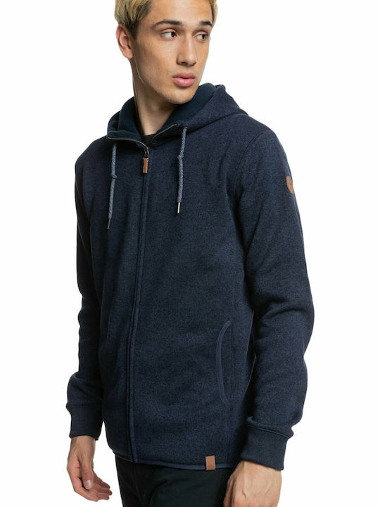 Keller Men's Knitted Cardigan with Hood Parisian Night
