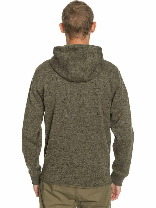 Quiksilver Keller Men's Fleece Hooded Cardigan with Zipper Kalamata