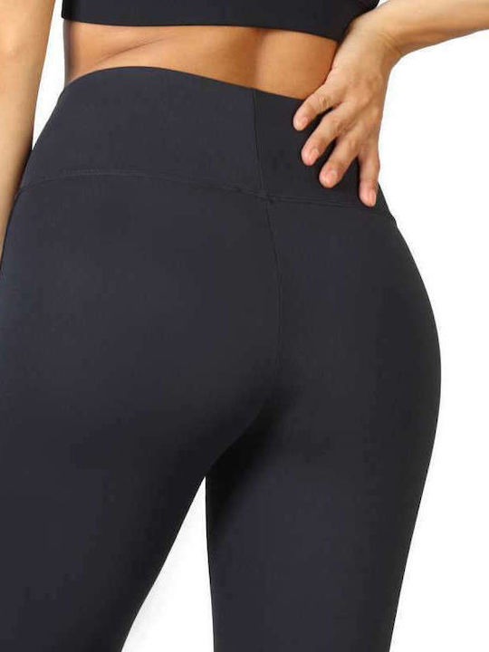 Bodyboo BB23956 Frauen Lang Leggings Hochgeschnitten Charcoal