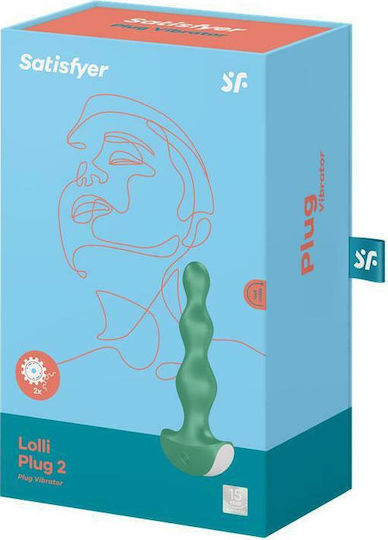 Satisfyer Lolli Plug 2 Πρωκτικός Δονητής Green 14cm