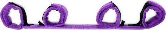 Rimba Spreader Bar With 4 Cuffs Fixierungsstange in Lila Farbe