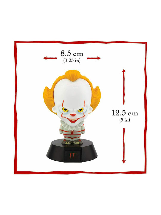 Paladone Παιδικό Διακοσμητικό Φωτιστικό IT Pennywise Icon Πορτοκαλί