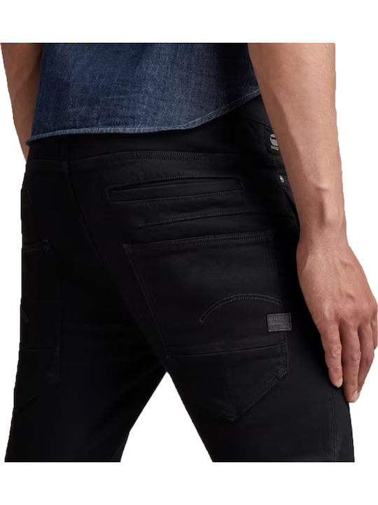 D-staq 3d Men's Jeans Pants Elastic with Slim Fit Black