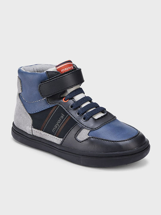 Mayoral Kids Sneakers High Navy Blue