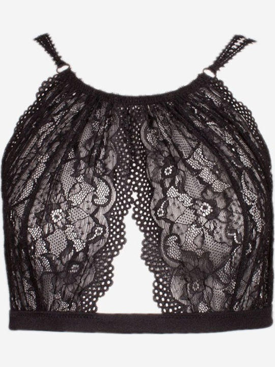 Norddiva Lingerie Dantelat Set de Lenjerie Bralette cu Brazilia Negru Set Bralette cu Brazil din dantelă